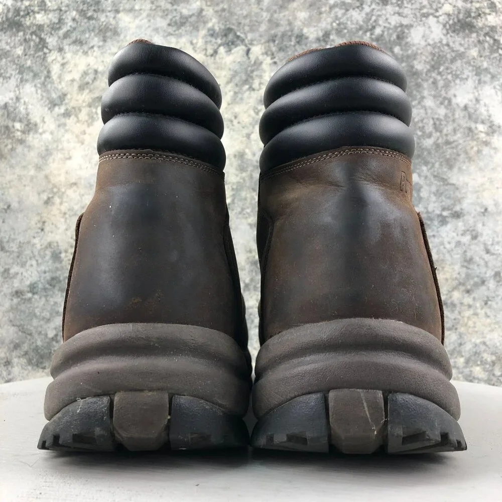 Propet Men's Size 11.5 X(3E) Blizzard Mid Zip Brown Leather 3M Insulated Boots